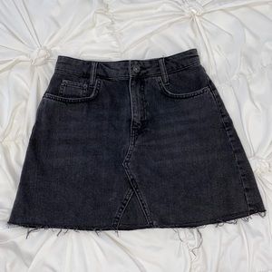 BDG Black Denim Skirt